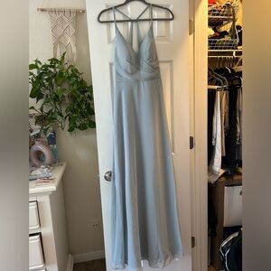 Azazie grey dress